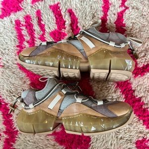 Jimmy Choo diamond trail porcelain ballet pink sneakers size 37